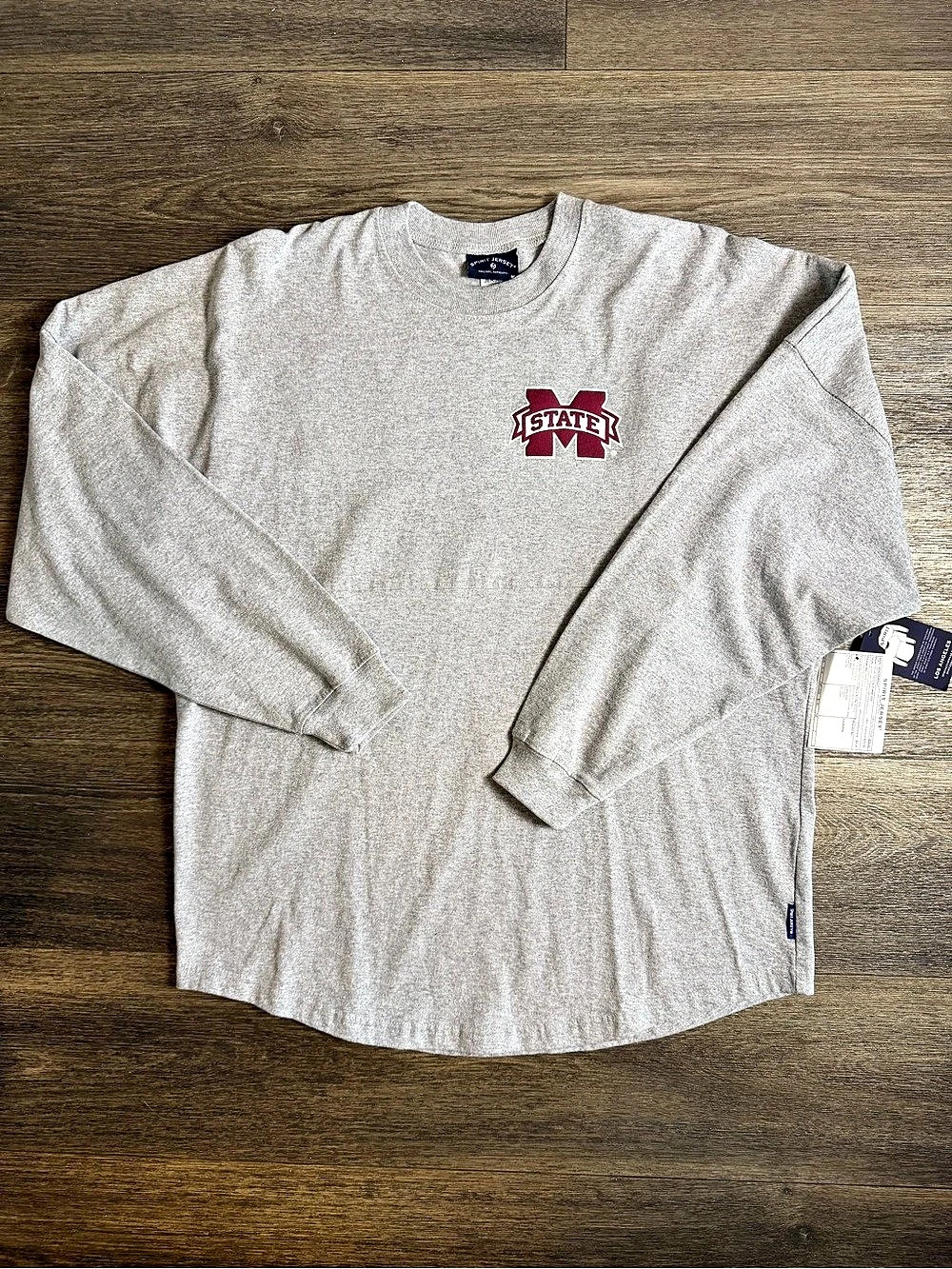 Spirit Jersey Mississippi State Bulldogs Spirit Jersey Long Sleeve Long Sleeve